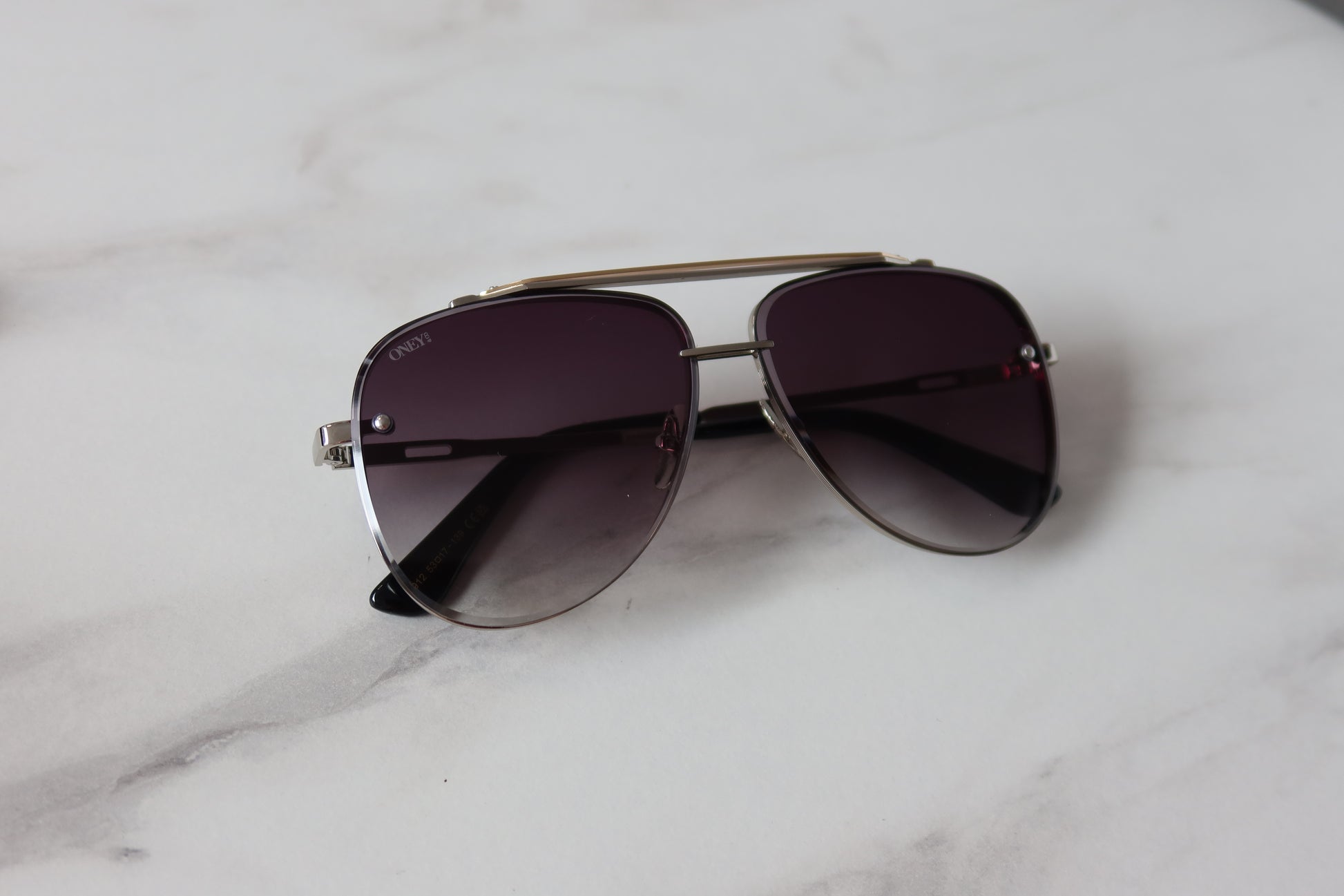 Annalise - Sliver Gradient Aviator Sunglasses