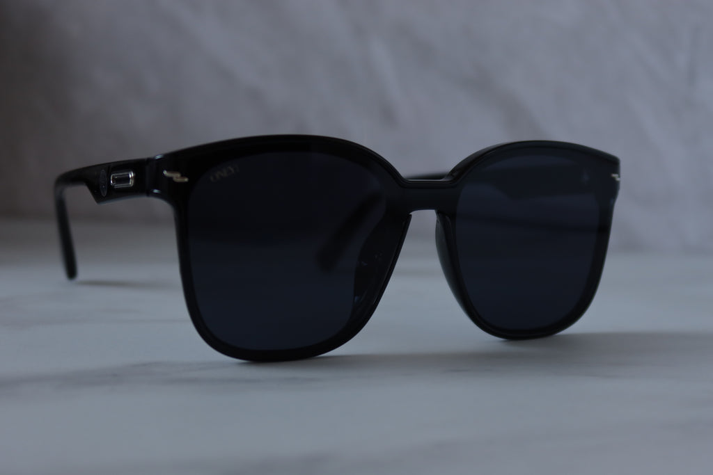 Indi - Black Oversized Classic Sunglasses