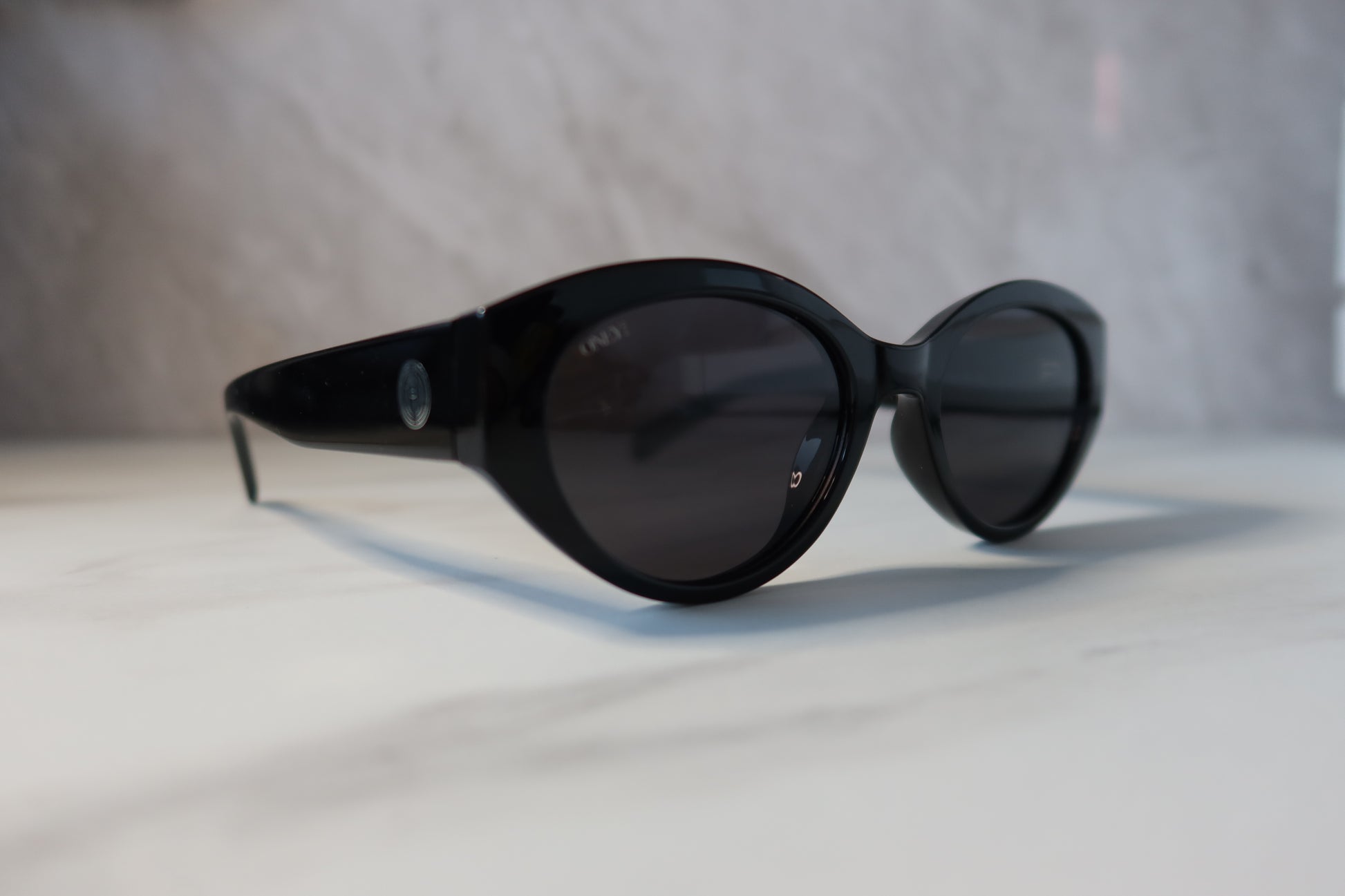 Tasha - Black Cat-eye Sunglasses